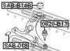 FEBEST SAB-B14B Control Arm-/Trailing Arm Bush